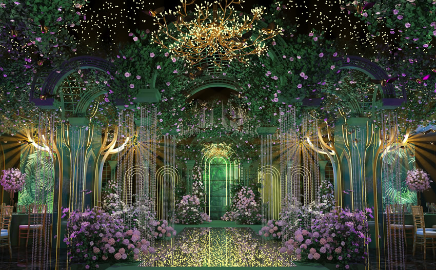 松阳奇妙森林婚礼堂效果展示